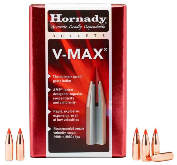 Hornady 22415 V-Max 6mm .243 65 gr V Max 100 Per Box/ 40 Case