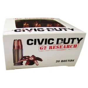 G2R CIVIC DUTY 10MM 20RD BOX 25 BOXES PER CASE - additional view
