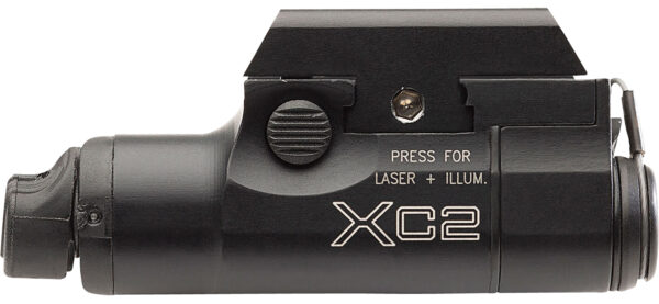 SureFire XC2-B Ultra-Compact Weapon Light with Red Laser, 300 Lumens, Black