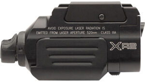 SureFire XR2 Ultra-Compact Rechargeable Weapon Light, Black, White LED/Red Laser