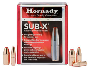 Hornady 45031 Sub-X 45 Cal 395 gr Subsonic eXpanding 50 Per Box/ 15 Case