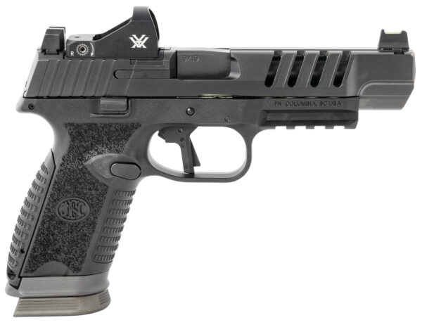 FN 66101462 509 LS Edge 9mm Luger 5" Barrel 17+1, Matte Black Polymer Frame With Mounting Rail, No Manual Safety, Includes Vortex Viper Red Dot