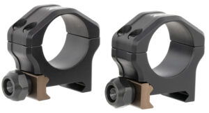 Christensen Arms Ultralight PRSR-X2 Scope Rings, 1-Inch, Low, Black Anodized