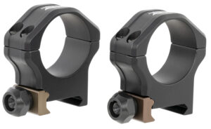 Christensen Arms Ultralight PRSR-X2 Scope Rings, 30mm, Medium, Black Anodized