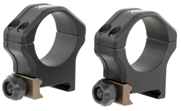 Christensen Arms Ultralight PRSR-X2 Scope Rings, 30mm, Medium, Black Anodized