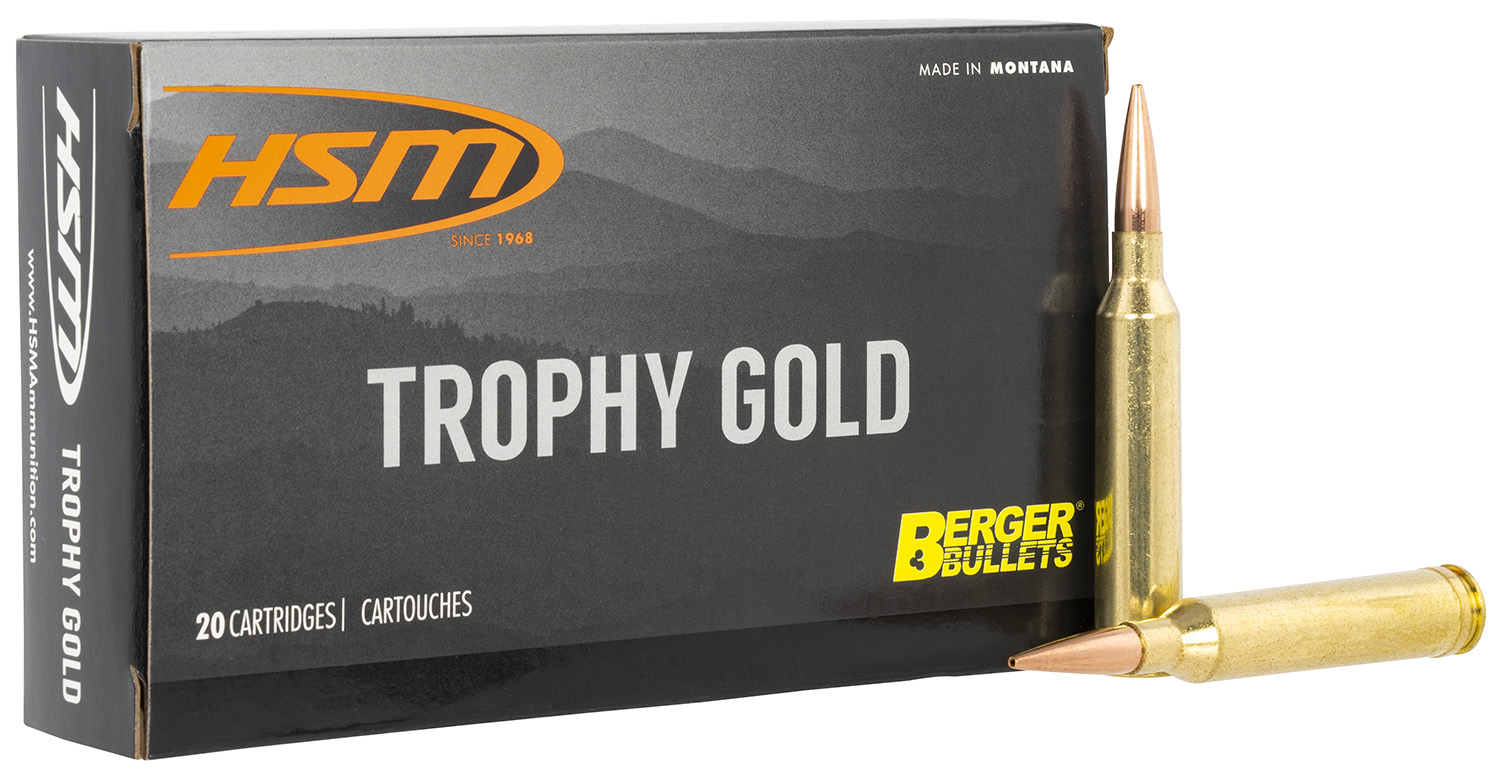 149117.jpg HSM 65X284130VLD Trophy Gold Extended Range 6.5x284 Norma 130 gr Berger Hunting VLD Match 20 Per Box/ 20 Case