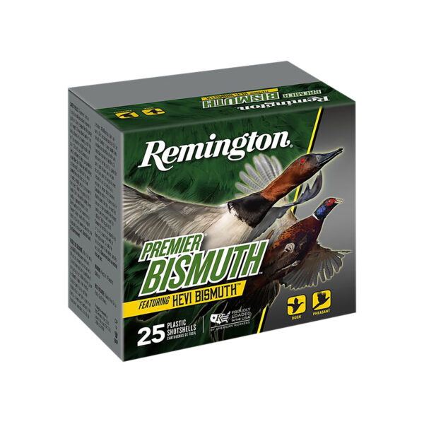 Remington Premier Bismuth 12 Gauge 2-3/4-Inch 1 1/4 oz No. 2 Shot, 25-Round Box