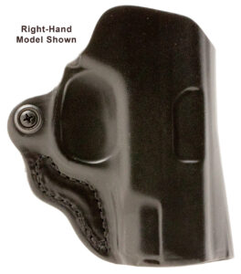 DeSantis Mini Scabbard OWB Leather Holster for Springfield Prodigy 4.25-Inch, Black, LH