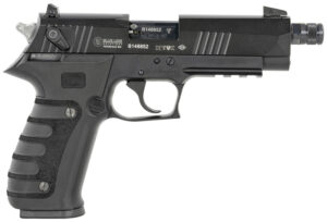 Mauser Rimfire 4010102 M20 22 LR 10+1 4.75" Black Steel Threaded Barrel, Black Serrated Slide, Black Aluminum Frame w/Picatinny Rail, Ambidextrous