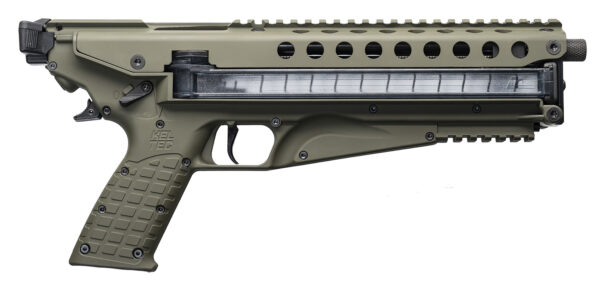 Kel-Tec P50GRN P50 5.7x28mm 9.60" 50+1 (2), Green, Polymer Frame, Fiber Optic Sight