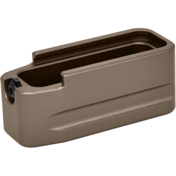 Warne Magazine Extension, +2 Glock 42 Dark Earth