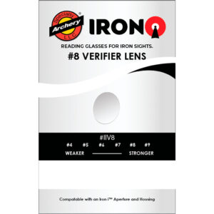 Specialty Iron I Rifle Peep Verifier #8 White - additional view