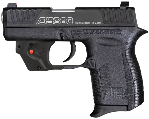 Diamondback DB380 Gen 4 Pistol with Laser, .380 ACP, Mint, 6-Round
