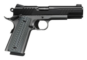 SAV 67201 1911 GOVT 45 5IN BLK/SS BLK MELONITE
