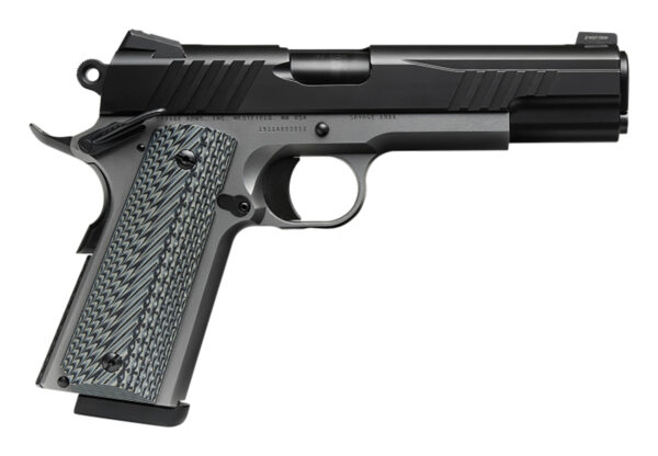 SAV 67201 1911 GOVT 45 5IN BLK/SS BLK MELONITE