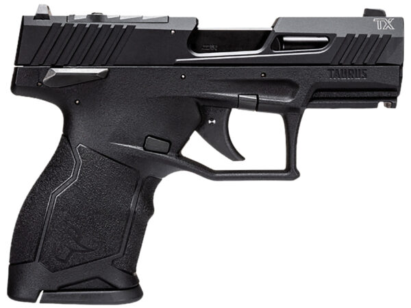 Taurus 1TX2213110 TX22C Compact 22 LR 10+1 3.60" Matte Black Steel Barrel, Black Hard Coat Anodized Serrated Aluminum Slide, Black Polymer Frame w/Picatinny Rail Black Polymer Grips