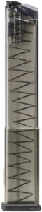 ETS Group SMKGLK17 Pistol Mags 17rd Standard 9mm Luger Compatible w/ Glock 19/26/45/18/19X/34 Smoke Polymer