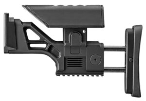 FN 20100566 SSR Rear Stock Assembly Black Aluminum, Fully Adjustable for FN SCAR 16S/17S