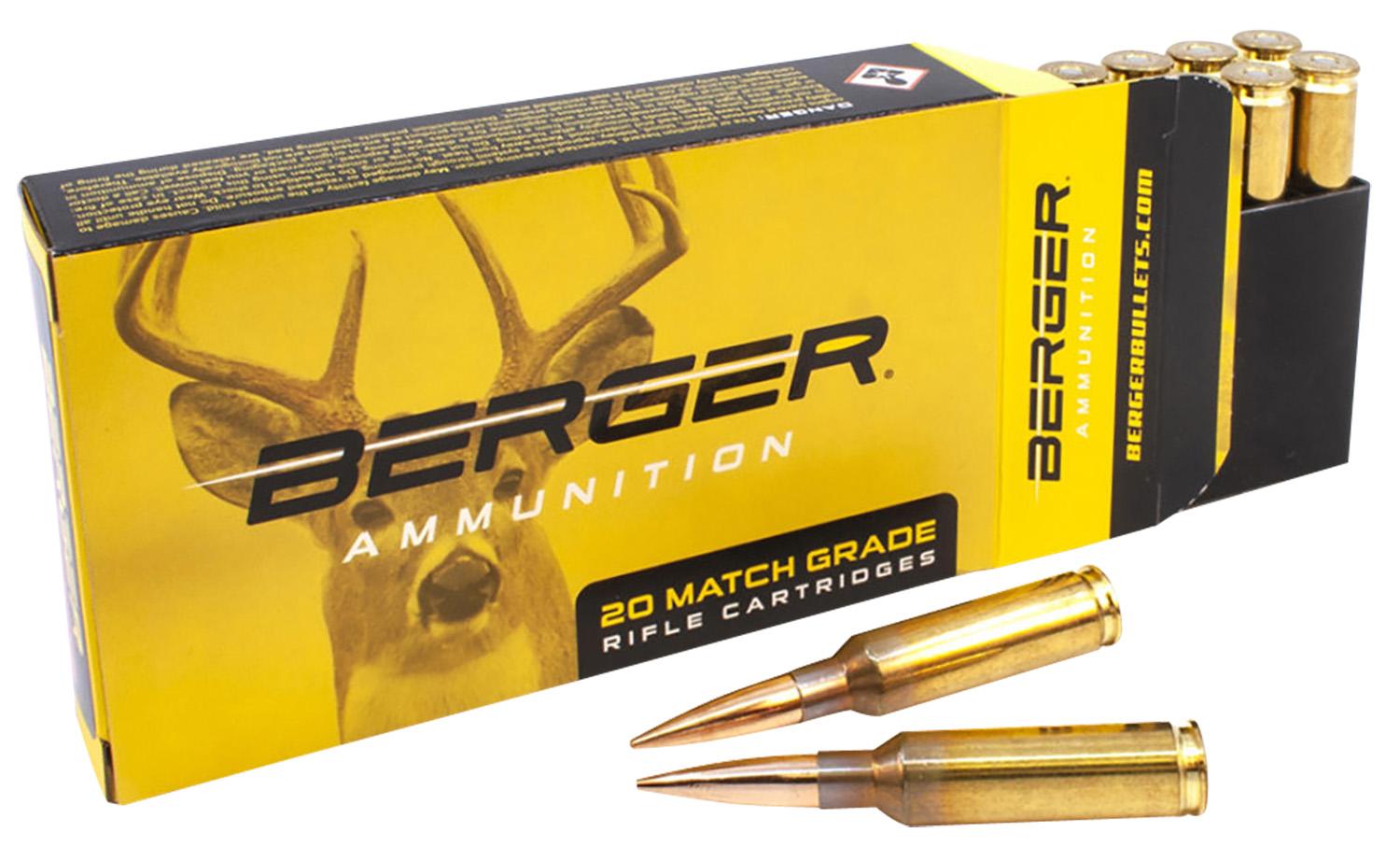 151735 Berger Bullets 31070 Target Rifle 6.5Creedmoor 156gr Hybrid 20 Per Box/10 Case