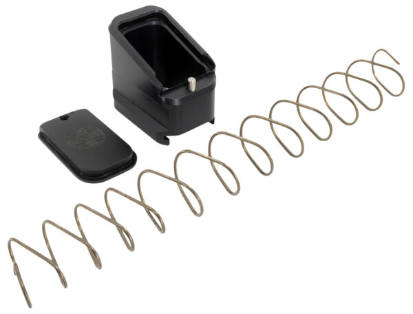 Shield Arms CZP10CME5BLK Magazine Extension for CZ P10-C/P07, 5rd (9mm), 4rd (40S&W), Black Aluminum