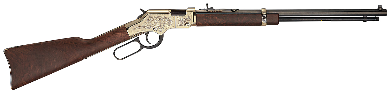 Henry Golden Boy Deluxe 4th Edition, .22 LR, 20-Inch Octagon Barrel, Engraved Brasslite