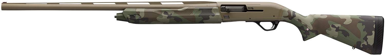 Winchester SX4 Hybrid Hunter Left-Hand 12 Gauge Shotgun, 28-Inch, FDE/Woodland
