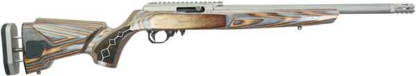 Black Rain Ordnance BRO22DSC Deluxe Full Size 22 LR 10+1 16" Matte Stainless Threaded Steel Barrel & Aluminum w/Accessory Rail Receiver, Shady Camo Boyd's Agility Stock, Right Hand