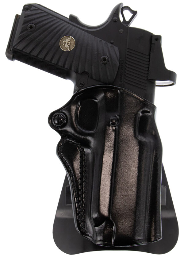 Galco Speed Master 2.0 OWB Black Leather Paddle Holster for 4-4.25-Inch 1911s