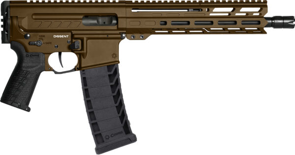 CMMG Dissent Mk4 Pistol, 9mm, 10.5-Inch, Midnight Bronze, 33-Round