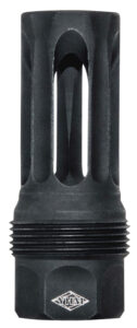 Yankee Hill 440524 sRx Q.D. Flash Hider Long Black Phosphate Steel with 5/8"-24 tpi, 9mm, 2.30" OAL & 9.375" Diameter for sRx Adapters