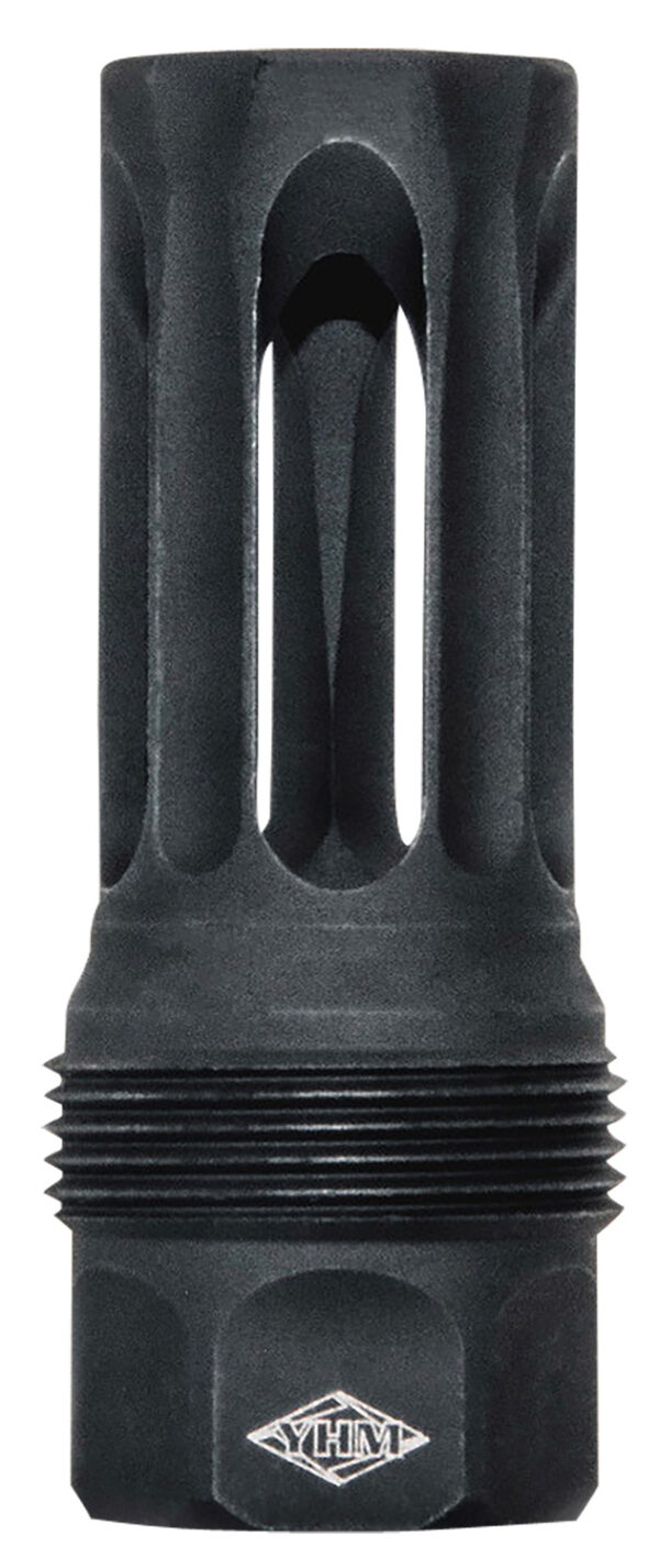 Yankee Hill 440524 sRx Q.D. Flash Hider Long Black Phosphate Steel with 5/8"-24 tpi, 9mm, 2.30" OAL & 9.375" Diameter for sRx Adapters