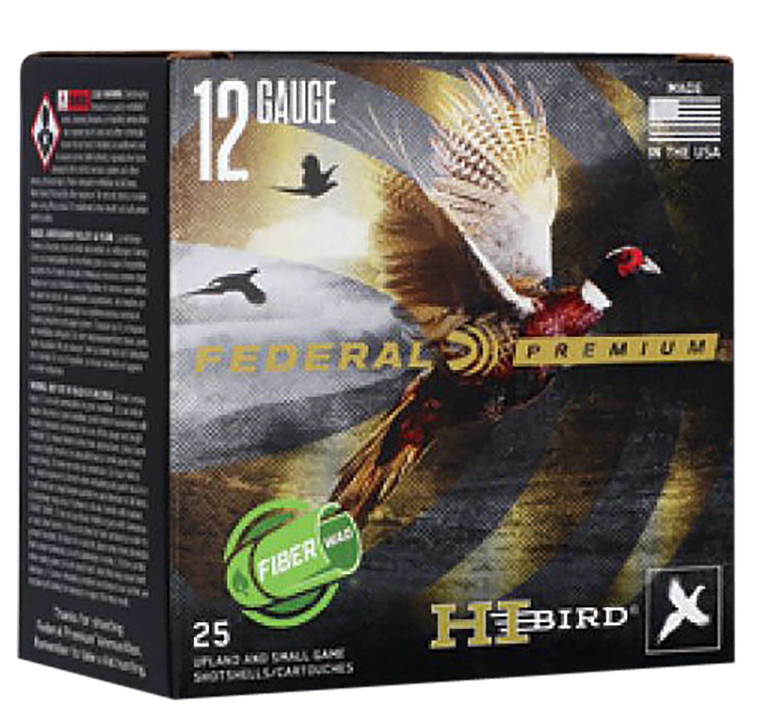 155752.jpg Federal HVF12HW5 Federal Premium Hi-Bird 12Gauge 2.75" 1 1/4oz 5Shot 25 Per Box/10 Case
