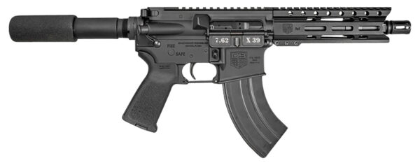 Diamondback DB15 Pistol, 7.62x39mm, 7-Inch, Carbon Lower, 28-Round