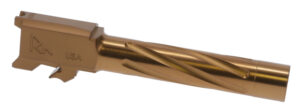 Rival Arms Precision V1 Drop-In Barrel, 9mm, 4.25-Inch, Bronze PVD, Fits S&W M&P (Not M2.0)