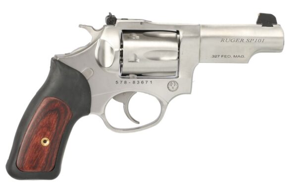 Ruger SP101 Revolver, .327 Federal Magnum, 3-Inch Barrel, Stainless, Adjustable Sights, 6-Shot