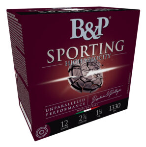 B&P 12B8SCH8 Sporting Clay 12Gauge 2.75" 1 1/8oz 8Shot 25 Per Box/10 Case