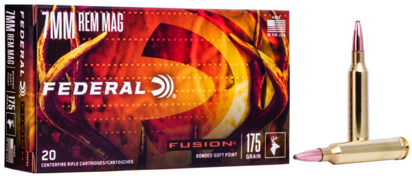 Federal F7RFS2 Fusion 7mmRem 175gr Bonded Soft Point 20 Per Box/10 Case