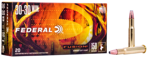 Federal F3030FS1 Fusion 30-30Win 150gr Bonded Soft Point 20 Per Box/10 Case