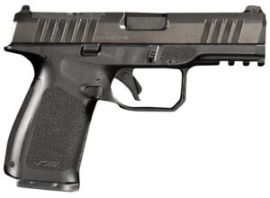 Rost Martin RM1CBLKOSP RM1C 9mm Luger 17+1 4" Black Match Grade Barrel, Black Tenifer Optic Ready/Serrated Steel Slide, Black Polymer Frame w/Picatinny Rail, Textured Grip, Ambidextrous