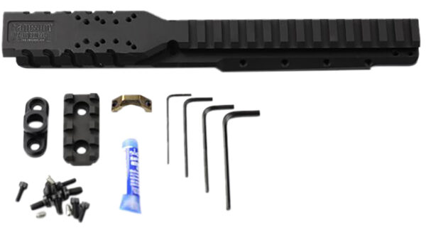 Samson 030026501 Hannibal Rail for Ruger Mini-14 or Mini-30 (2008 or Later) Black Anodized 0 MOA
