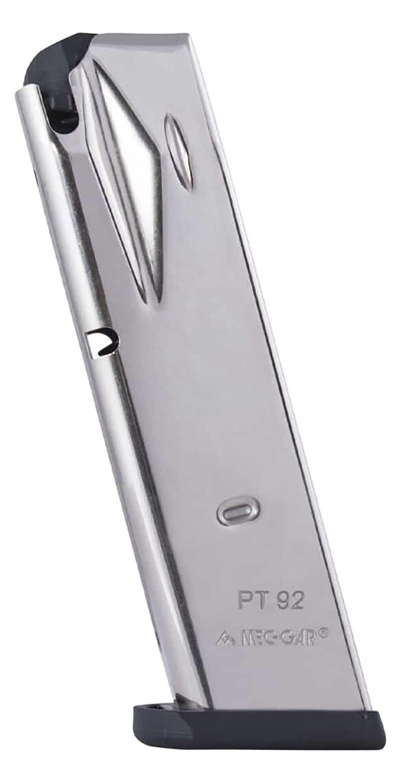 Mec-Gar PT9215N Taurus PT92/99 15rd 9mm Compatible w/ Taurus PT92/99 Nickel