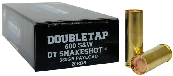 DoubleTap Ammunition 500SWSS2 Snake Shot 500S&W Mag 380gr 20 Per Box/25 Case