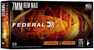 Federal F7RTFS2 Fusion 7mm 175gr Bonded Soft Point 20 Per Box/10 Case