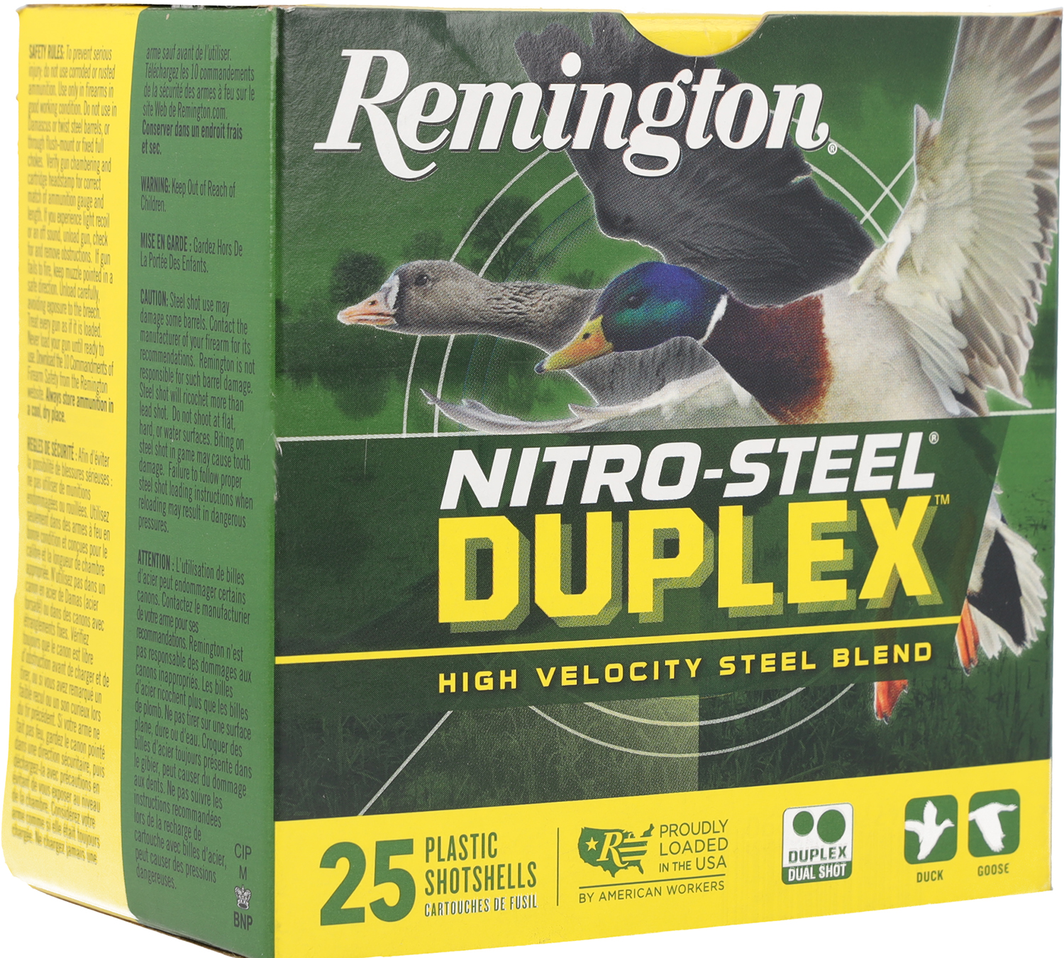 162293.jpg Remington Ammunition R26645 12Gauge 3" 1 1/4oz 4/BBShot 25 Per Box/10 Case