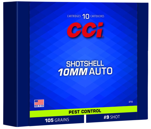 CCI 3710 Pest Control 10mmAuto 105gr 10 Per Box/20 Case