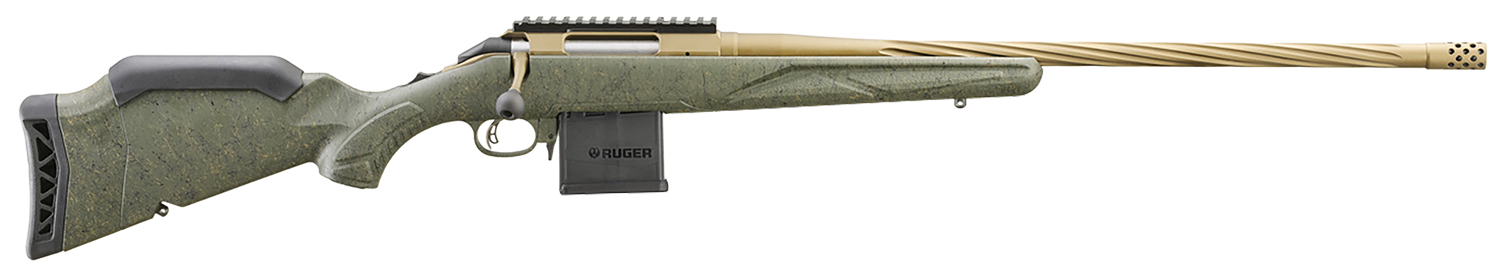 Ruger American Predator Gen II Rifle, 6.5 Grendel, Burnt Bronze Cerakote, 22-Inch Threaded Barrel, 10-Round
