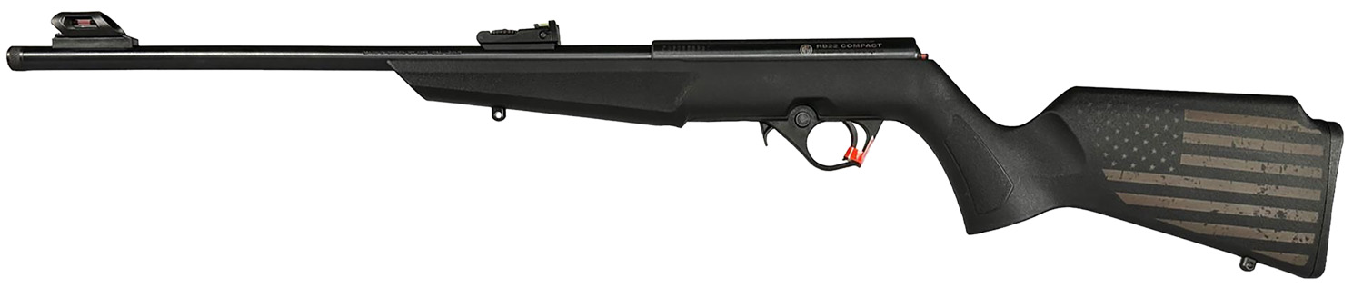 Rossi RB22 Compact Rifle, .22 LR, 16.5-Inch, US Flag