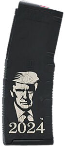 Black Rain Ordnance Magazine 30rd 223 Rem/ 5.56 NATO Trump 2024 Engraving Fits AR-15 Black Polymer