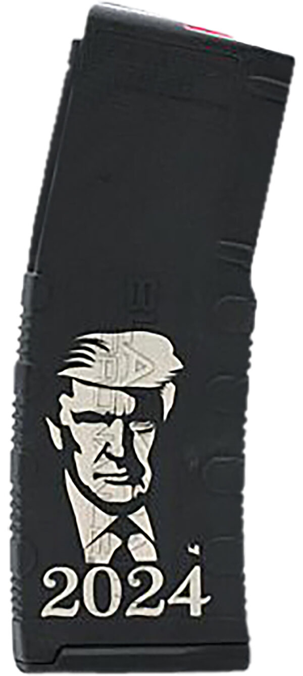 Black Rain Ordnance Magazine 30rd 223 Rem/ 5.56 NATO Trump 2024 Engraving Fits AR-15 Black Polymer