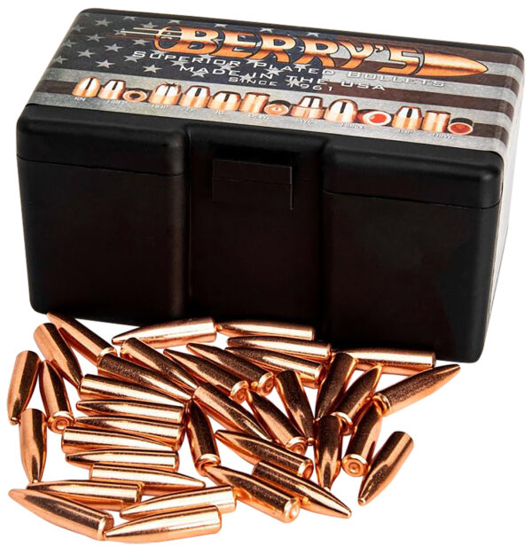 Berry's Superior Plated Rifle Bullets, .300 Blackout 200 gr Spire Point, 500/ct